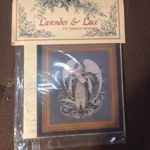 Lavender & Lace Cross Stitch Pattern